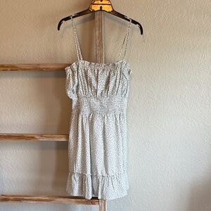 Paper Crane blue and white floral Sundress
